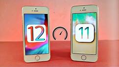 iPhone 5S iOS 12 vs iPhone 5s iOS 11 - Speed Test!