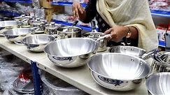 Kitchen Triply Cookware Collection's| Stainless Steel Ahduku Satti | Handi Pot | Serving Vessels