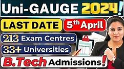 💥Uni Gauge vs COMEDK 2024🤩Uni-GAUGE Engineering Entrance Exam 2024⏰ #UniGAUGE2024 #BTech2024 #COMEDK