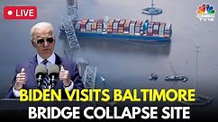 LIVE: Joe Biden Visits Baltimore Bridge Site After Deadly Bridge Collapse | Maryland News | IN18L