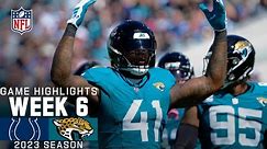 Indianapolis Colts vs. Jacksonville Jaguars Game Highlights | NFL 2023 Week 6