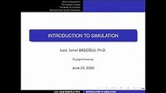 Simulation Modeling 01 What is Simulation?