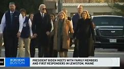 President Biden visits Maine to honor mass shooting victims
