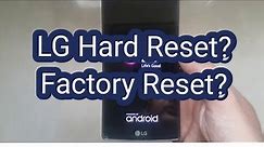 LG G4 Hard Reset or Factory Data Reset