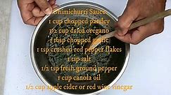 How to make Chimichurri Sauce Recipe (Como hacer Salsa de Chim...