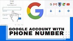 Google Login 2020 | Google Account Login With Phone Number | www.google.com Sign In