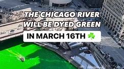 Join the festivities at the 69th annual Chicago Green River Dying! On Saturday, March 16, 2024, Chicago’s Plumbers Local 130 will be dyeing the river green. For the best views, head to Upper Wacker Drive between Columbus and Fairbanks. Arrive early to secure a prime spot as the vibrant green hue only lasts a few hours. Don’t miss the chance to witness this spectacular event and capture some memorable photos! 🎥 @chicago.by.ren | Chicago Natural