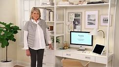 Martha’s New Home Office System for California Closets - Martha Stewart