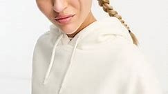 Dickies oakport cropped hoodie in off white | ASOS