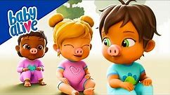 Baby Alive Official 🐽 Let's Play Dress Up! Three Little Piggies 🌈 Kids Videos 💕