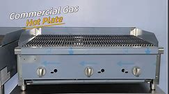 36'' Heavy duty Commercial Charbroilers 3 Burner Natural/Propane gas Countertop Griddle grill Restaurant Equipment…