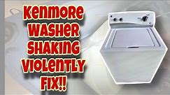 How to Fix Kenmore Washer OFF Balance & Shakes Violently | Banging on Sides | Model # 110.20022013