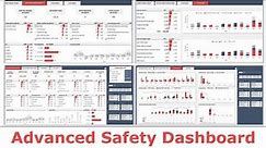 Advanced Safety Dashboard Excel Template