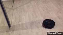 Dirt Devil M607 Spider testing in action Robotic Vacuum Cleaner on Make a GIF