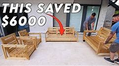 $10,000 DIY Outdoor Furniture