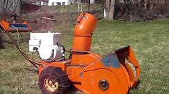 Winterized 5hp Briggs and Stratton on 1970 SnowBlower