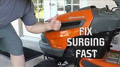 FIXING THE LAWN MOWER SURGING PROBLEM (SKILL LEVEL EASY)