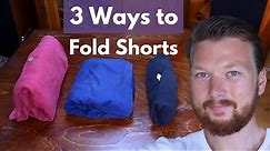 How to Fold Shorts (Quick and Space-Saving Methods)