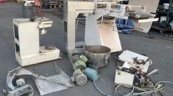 Scrapping Two Commercial Mixers & Dough Roller