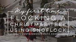 Flocking a Christmas Tree with SnoFlock