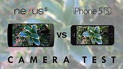Nexus 5 vs iPhone 5s - Camera Test Comparison