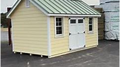 If you need to store a lawn mower or ATV in your backyard shed, you need these aluminum ramps! Strong, lightweight, and so easy to stash away when not in use! #garageideas #mancave #shedideas #tinyhouse #storagehacks | Lapp Structures