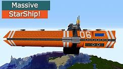 Minecraft Spaceship Tutorial! | Huge Spaceship Tutorial Let's Build