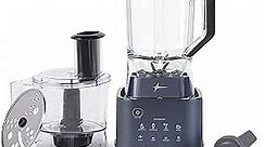 Oster Pro Series 2-in-1 Kitchen System with XL 9-Cup Tritan Jar, Food Processor and Tamper Tool, Dark Blue
