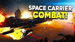 CARRIER COMBAT! - Deep Space Battle Simulator Gameplay - Ft: The Crew!