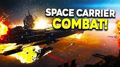 CARRIER COMBAT! - Deep Space Battle Simulator Gameplay - Ft: The Crew!