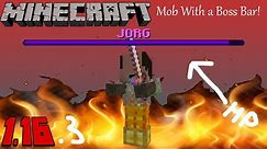 How To Have A Mob With A BOSS BAR In Minecraft! (Updated Tutorial, 1.16+ (Java))