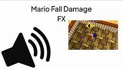 HD - Sm64 Mario Fall Damage Sound Effect