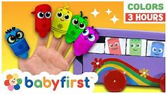 Toddler Learning Video | COLOR CREW | Songs, Magic, Toys & More | 3 Hours Compilation | BabyFirst TV
