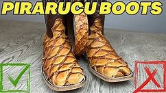 My First Pair Of Pirarucu Fish Boots!Unboxing And Review