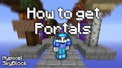 Hypixel SkyBlock how to get portals guide (and how to break them)