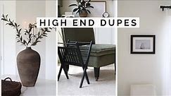 HIGH END VS THRIFT STORE | DIY HIGH END HOME DECOR DUPES ON A BUDGET