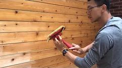 How to stain deck wood 给后院Deck露天阳台的木头刷清漆，保护木板免受日光雨水的腐蚀，巧用刷漆工具效率高