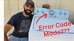 How To Enter Diagnostic Mode On A Maytag/Whirlpool/Kenmore Washer!