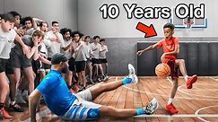 10 Year Old Basketball Prodigies DESTROY Grown Men