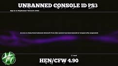 How To Unbanned PS3 4.90/4.91