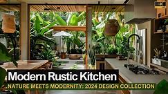 2024 Modern Rustic Kitchen Design Collection: Where Nature Meets Modernity