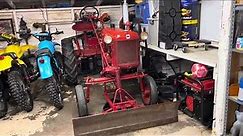 Farmall Cub - front blade mounted