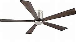 Mpayel Ceiling Fan No Light - 60" Outdoor Ceiling Fan with Remote Control, 6 Wind Speeds and Reversible, Modern Flush Mount Ceiling Fans for Indoor/Outdoor, Farmhouse, Living Room, Patios…