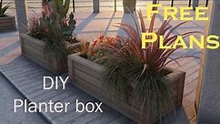 DIY planter box plans