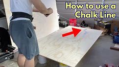 How to use a Chalk Line
