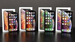Apple iPhone XS vs XS Max: Unboxing & Review (All Colors)