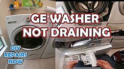 How to Fix #GE #Washer Not Draining or Spinning | Model GFWH1200H0WW | Drain Pump Replacement