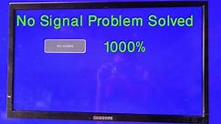 TV No Signal Problem Solved | Latest Trick Fix No Signal Problem 2020| #Nosignalproblem