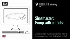 802. Shoemaster: Pump with cutouts