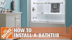 Bathtub Replacement | How to Install a Bathtub | The Home Depot
